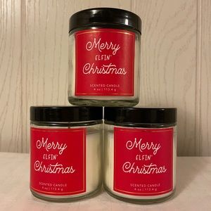3 scented Candles 4 oz each